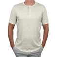 thumbnail image 2 of VarietyAthletics Mens Soft Pima Cotton Elastic Sleeve Cuff Classic Henley T-Shirt, 2 of 2