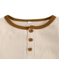 thumbnail image 3 of Newborn Boy Long Sleeve Romper and Pants 2PCS Set, 3 of 6