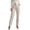 Beige, variant on Fgnfyis Womens Summer Pants High Waist Pleated Detail Streamlined Fit Everyday Basic Solid Color Ankle Trousers Comfortable Women Pants Beige L