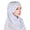 Z5-White, variant on LILIYA Sequin Hijab Head Wrap for Women, Solid Color Scarf Lightweight Long Adjustable Stretch Elastic Head Cover Wrap Cap Scarf Shawl