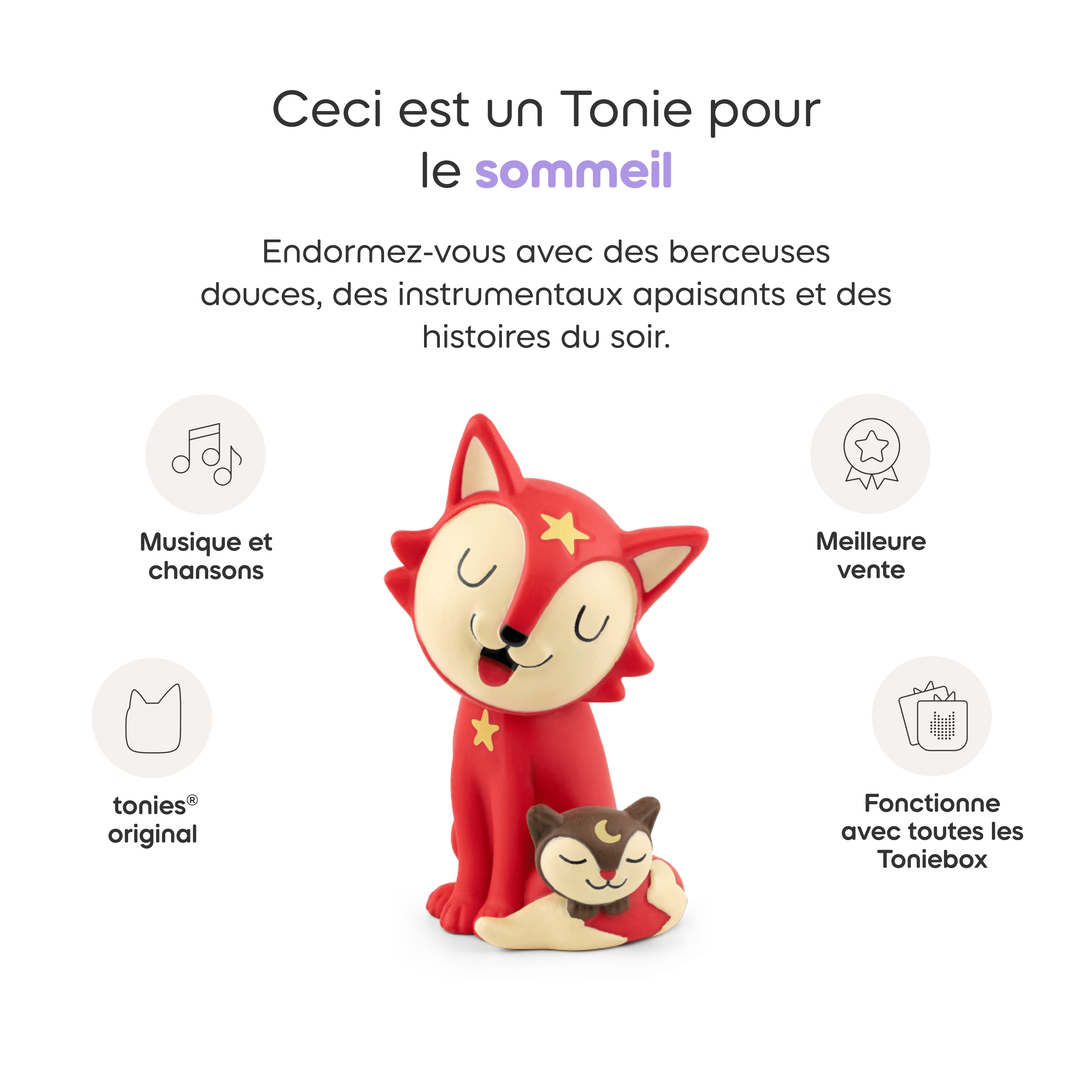 Tonies FRENCH Bedtime Songs and Lullabies (FRENCH ONLY), TONIES