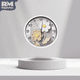 thumbnail image 2 of Reloj de Pared Con Diseño De Flores Análogo Plástico 30 cm blanco Mediano, 2 of 7