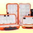 thumbnail image 4 of Greeniant Caja de aparejos de almacenamiento de pesca, accesorios de anzuelo de doble cara, contenedor de barco, cebo, señuelo, artículos de gran Pescar Pequeño Greeniant OD030143-01, 4 of 6