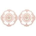 thumbnail image 1 of EeaseCA 2pcs Lace Placemats Cups Mats Table Mats Photo Props Mug Mats for Home, 1 of 8