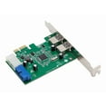thumbnail image 4 of IO Crest SY-PEX20140 2 Port USB 3.0 and 19 Pin Header PCI-e 2.0 x 1 Controller Card Molex Power Renesas Chipset Green, 4 of 8