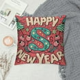 thumbnail image 2 of JEUXUS  Happy New Year Pillow Covers  New Year Pillow Cases 2024 Happy New Years Throw Pillow Covers Outdoor Couch Sofa Cushion Covers for New Year, 2 of 5