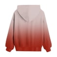 thumbnail image 5 of Splozh Toddler Cotton Hoodies Boys Girls Oversized Hoodies Fleece Pullover Sweatshirts Kids Fashion Casual Outfits Fall Winter Clothes Brick Red,7-8 Years, 5 of 5