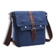 thumbnail image 3 of Mujeres Hombre Bolso Bolso Bolso Libro Bolera Billetera Almacenamiento Crossbody Pack Amplio Capacidad Camping Flap Messenger Bols Bolsillos múltiples azul oscuro Methold AP004585-04, 3 of 6