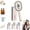 Beige, variant on 2026 Upgraded Electric Steam Brush for Hair, Press, Comb, and Mist Simultaneously, Strong, Less Breakage, no Hair Residue, for Both Long and Short Hairs, Reduce Frizz