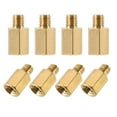 thumbnail image 2 of Uxcell Brass M3 7mm+3mm Male-Female Hex Standoff 20 Pack, 2 of 5