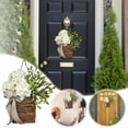 thumbnail image 2 of Agiferg Spring Hydrangea Basket Garland Simulation Rattan Basket Door Basket Door Hanging Decorative Garland, 2 of 9