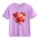 thumbnail image 1 of TaTaai School Season Cute Print Short Sleeve T-Shirt, Valentine's Day Casual Top, Unisex All Season Graphic Tee Gift, 1 of 8