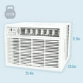 thumbnail image 5 of Keystone 18,000 BTU 230-Volt Window Air Conditioner with Heater, White, KSTHW18A, 5 of 13