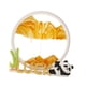 thumbnail image 4 of Decoración de escritorio con arena móvil 3D, figura de panda, arenas movedizas creativas Naranja, 4 of 9