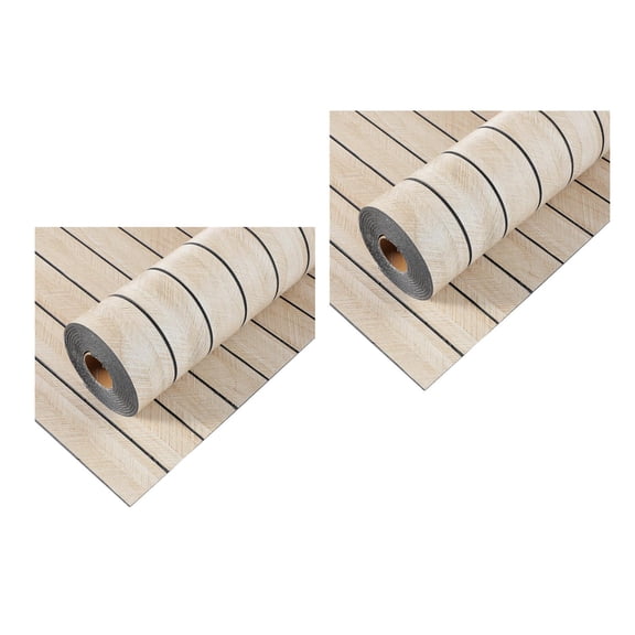 2 Rolls Wood Grain Panels for Wall, 118"x 15.7" Self-Adhesive Soundproof 3D Wall Panel for Walls and Ceilings