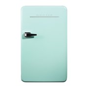 Magic Chef 0.7-cu. ft. 700-Watt Retro Countertop Microwave and 3.2-cu. ft. Energy-Star Certified Retro Mini Fridge Kit, Green