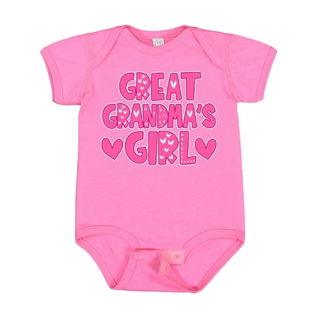 

Inktastic Great Grandma s Girl Granddaughter Gift Gift Baby Girl Bodysuit