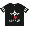 thumbnail image 3 of Inktastic Plane I Love Airplanes Boys or Girls Toddler T-Shirt, 3 of 5