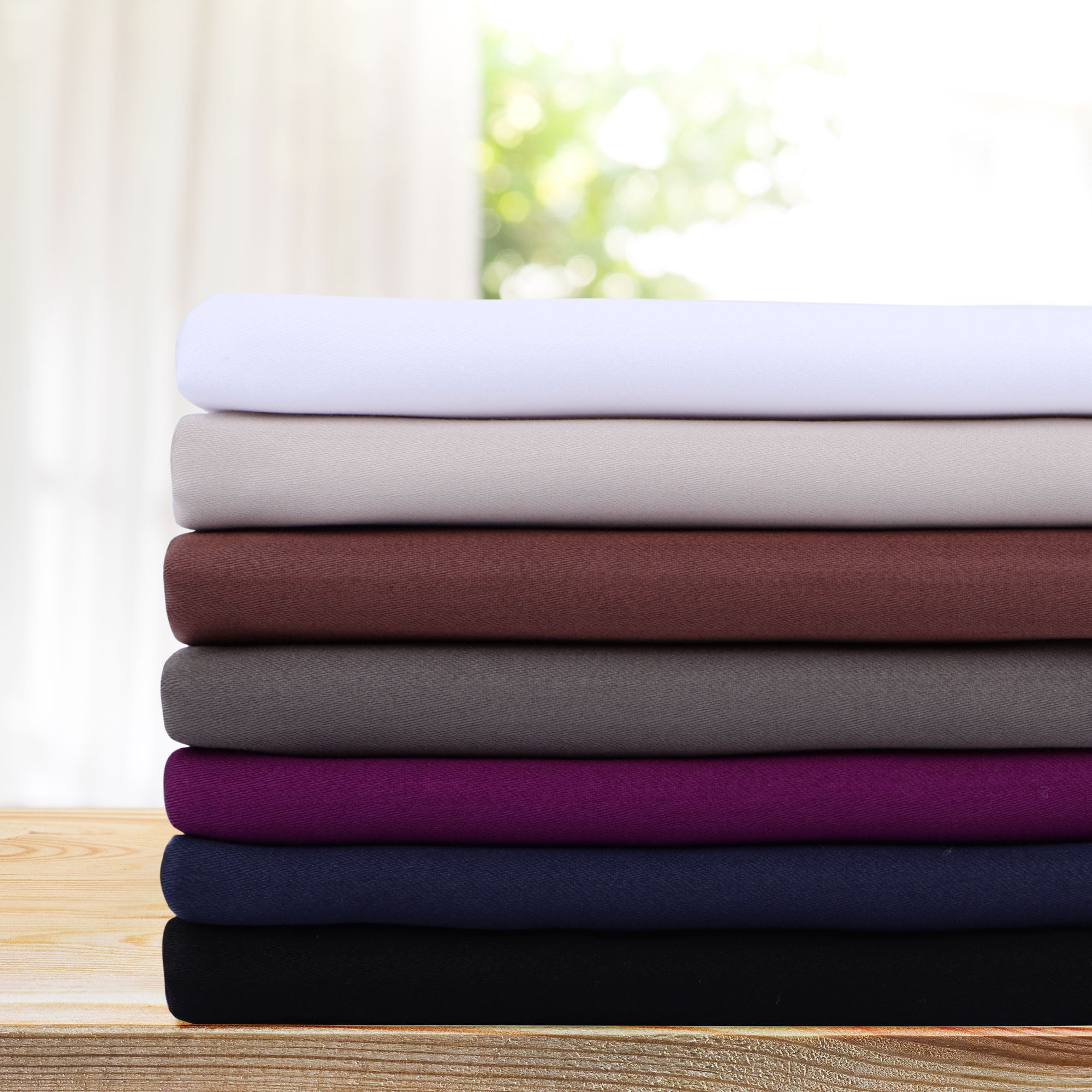 Unique Bargains Breathable Cotton Envelope Closure Pillowcases 2 Pcs Navy Blue King