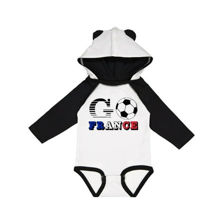 

Inktastic Go France- Soccer Football Gift Baby Boy or Baby Girl Long Sleeve Bodysuit