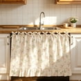 thumbnail image 5 of Ruffled Oven Cover with Adjustable Tie,Instant Kitchen Makeover for Rental Apartment,Waterproof Stove Skirt for Baking Grilling,30x22 in, 5 of 6