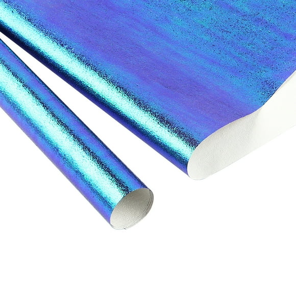 Riforla Valentine's Day Rainbow Color Shiny Flower Wrapping Paper Gift Wrapping Paper Bouquet Packaging Paper Gift Wrapping Paper Home Decor Blue