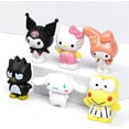 thumbnail image 2 of Kawaii Anime Figures & Rainbow Cake Decorations for Girls Happy Birthday Cake Toppers Cartoon Theme Party Decorations, 2 of 4