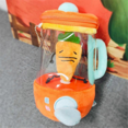 thumbnail image 2 of Carrot Juicer Plush Toy Funny Drawstring Rotating Carrot Cartoon, 2 of 5