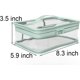 thumbnail image 3 of Black Transparent Cosmetic Bag Waterproof Handbag Portable Travel Work Make Up Kit Double Zipper Storage Bag, 2 PCS, 3 of 5