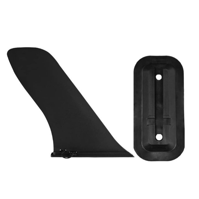 9" Paddle Board Fin Repalcement, Single Center Fin for Most Inflatable SUPs, Surfboard, Stand-up Paddleboard, Longboard, No-Tool Installation