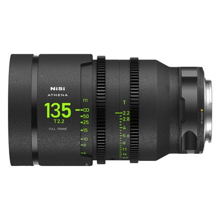 NiSi 135mm Athena Prime Full Frame Cinema Lens T2.2 (RF Mount)