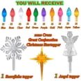 thumbnail image 4 of Bombillas de cerámica de repuesto para árbol de Navidad, 110 unidades en 10 colores, 4 of 6