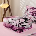thumbnail image 5 of Erosebridal 3D Daisy Flower Zipper Full Size Comforter Sets with Fitted Sheet and 2 Pillowcases for Women Girls, Spring Butterfly Print Zipper Bedding Set, Pink Reversible, 4 Pieces, 5 of 7