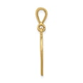 thumbnail image 2 of Diamond2Deal 14K Pendentif Initial Lettre Filigrane en Or Jaune pour Femmes, 2 of 6