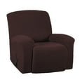 thumbnail image 1 of Housse de Fauteuil Inclinable 1 Pce en Jacquard Doux à Haute Extensibilité, Housse de Sofa, Housse de Fauteuil Inclinable Bronze, 1 of 8