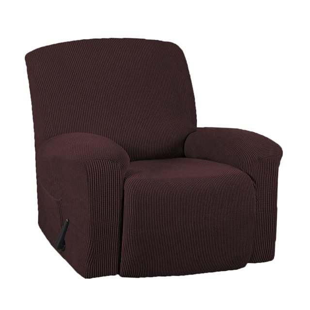 Housse de Fauteuil Inclinable 1 Pce en Jacquard Doux à Haute Extensibilité, Housse de Sofa, Housse de Fauteuil Inclinable Bronze