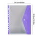 thumbnail image 3 of Bolsa Transparente para Carpetas de Hojas Sueltas A4 | Bolsa de Plástico con 11 Orificios | Organizador de Documentos Multicolor con Cierre a Presión | Carpeta de Oficina Resistente para Recibos, Fac, 3 of 6