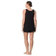 thumbnail image 4 of Aria Women’s Knit Built-up Tank and Shorty Knit Pajama Set, Sizes S-4X, 4 of 5