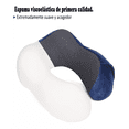 thumbnail image 4 of Almohada De Viaje portatil Espuma Viscoelástica Cuello Azul Marino, 4 of 5