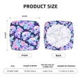 thumbnail image 6 of Lsque pinkk flower crystal Skull Printed Square Couch Cushion Covers, Floral Sofa Cushion Covers Replacement, Stretch Couch Covers for Couch-16.9in, 6 of 9