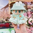 thumbnail image 4 of Ropa y accesorios para muñecas de peluche en miniatura lindas para muñecas ídolos de Corea Kpop Exo Labubu II Ropa con vestido arrugado, 4 of 5