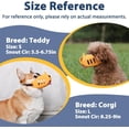 thumbnail image 3 of Dog Muzzle, Soft Muzzle for Small Medium Dogs Poodle Dachshund, Breathable Silicone Cage Mouth Cover to Prevent Biting and Chewing, Funny Rhino Muzzle with Adjustable Head Strap, 3 of 7