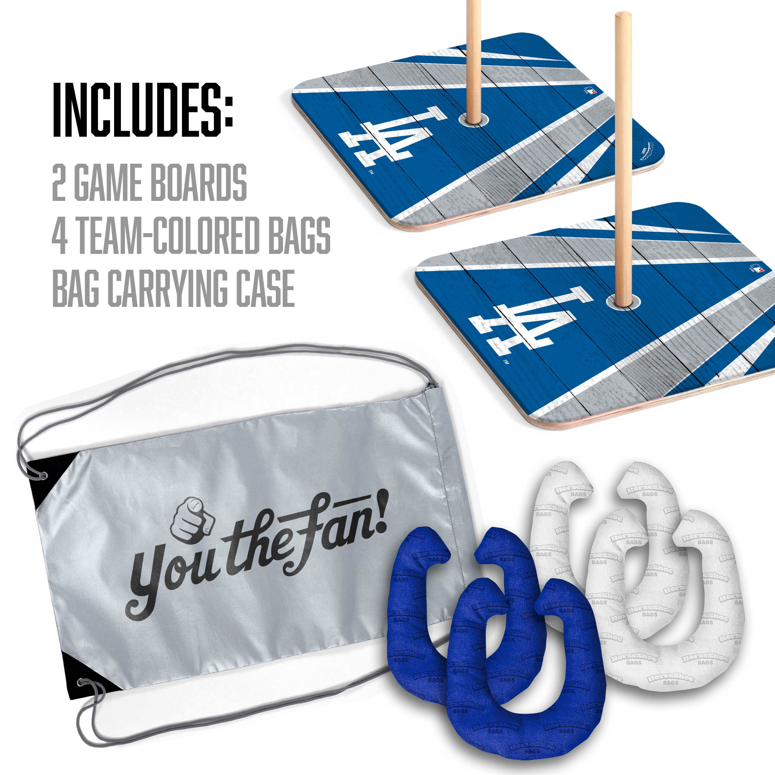 YouTheFan MLB Los Angeles Dodgers Horseshoe Bags