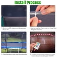 thumbnail image 4 of Trampoline Sprinkler for Kids with 39.4ft LED Trampoline Lights 39 ft Long Outdoor Trampoline Water Sprinkler with Remote Control Trampoline Rim LED Light for Outdoor Water Games Yard, 4 of 5