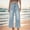 Light Blue, variant on Yuwull Jean Work Pants Women'S Trendy Denim Capri Pants High Waist Wide Leg Pants Loose Straight Denim Trousers With Pockets