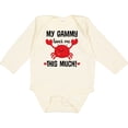 thumbnail image 3 of Inktastic Gammy Loves Me Grandchild Boys or Girls Long Sleeve Baby Bodysuit, 3 of 5