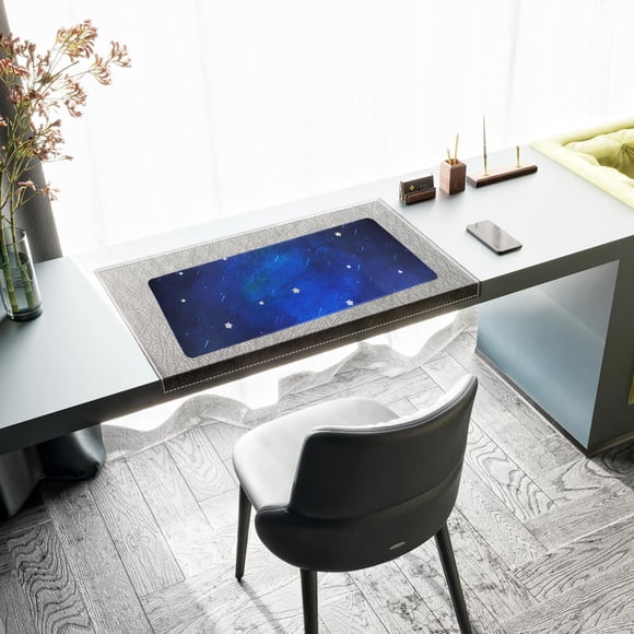 OUNONA 6Pack Led Desk Pad Anti-slip Memory Feature 14 Light Modes for 30x80cm
