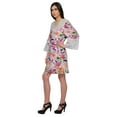 thumbnail image 4 of Moomaya Printed Robe For Girls Cotton Plus Size Nightwear Summer Bathrobes, 4 of 6