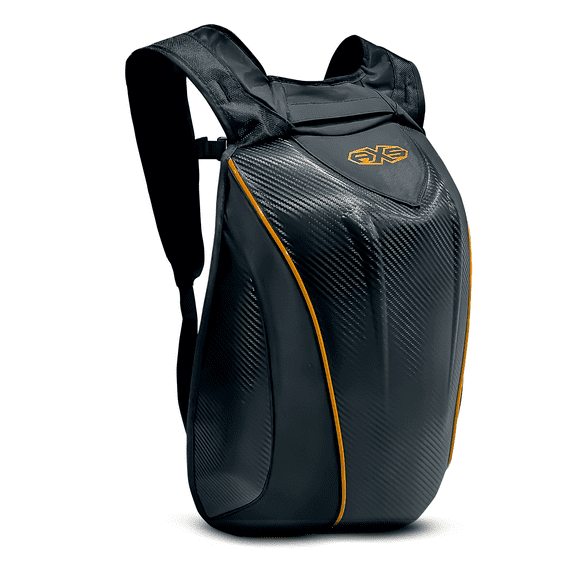MOCHILA RIGIDA NARANJA PARA MOTOCICLISTA