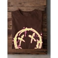 thumbnail image 3 of Grunge Spray Colorful Face T-Shirt Men -Image by Shutterstock, Male Large, 3 of 4